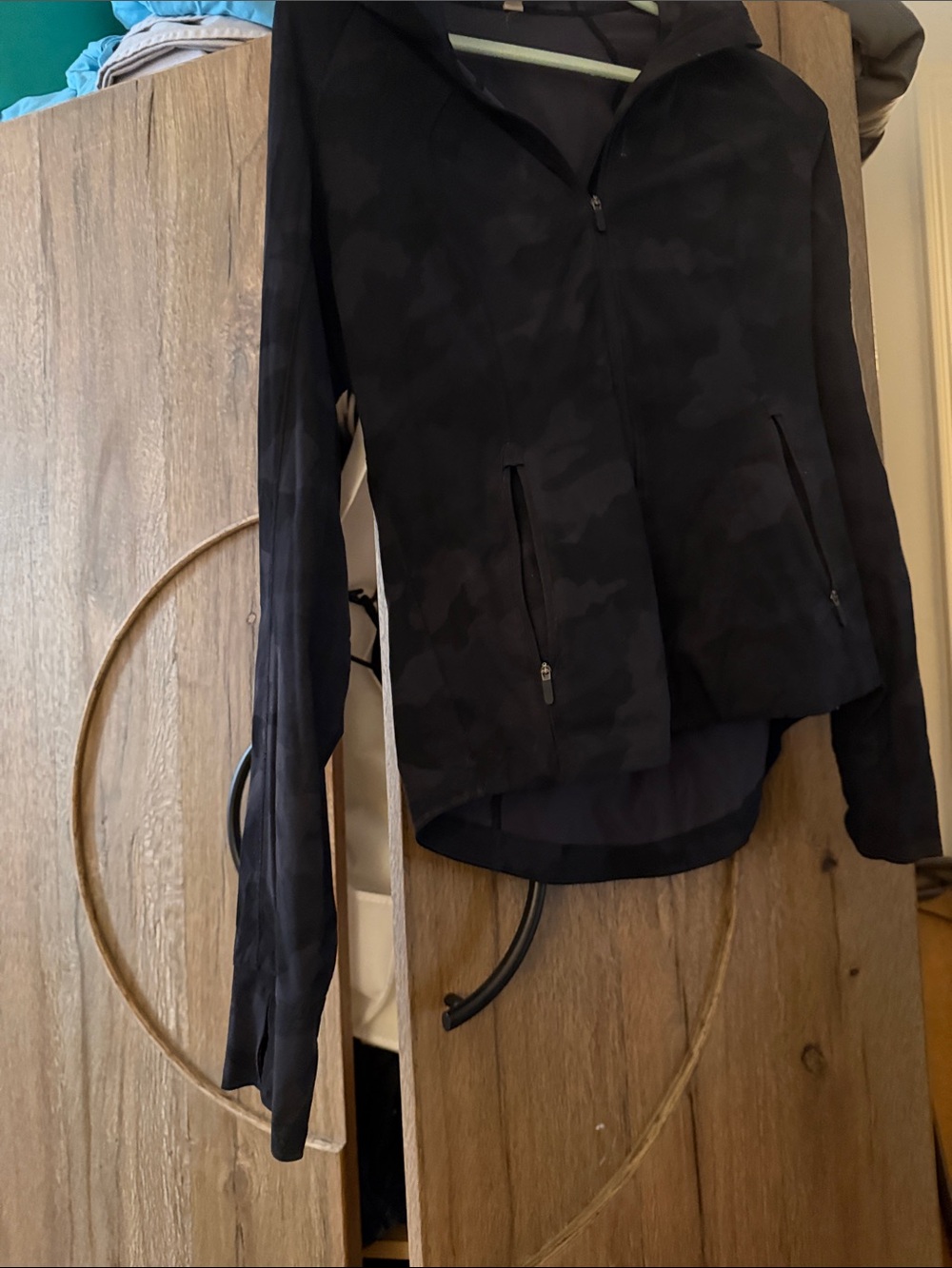 lululemon athletica Black Camouflage Utility Jacket
